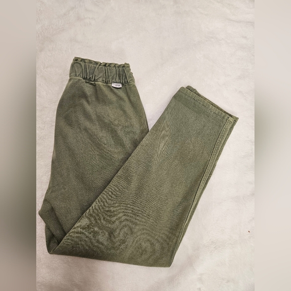 Mother The Springy Ankle Loden Frost Green Cargo Size 26 - Picture 7 of 14